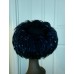 Jack McConnell VINTAGE  Hat  Blue Feathers  Blue Diamels on the tips. Excellent   eb-75790475